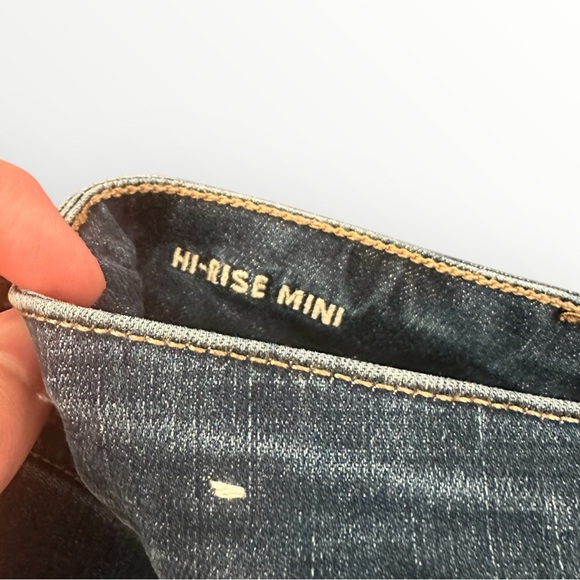 American Eagle Outfitters Size 2 High Rise Mini Denim Skirt - Picture 4 of 4